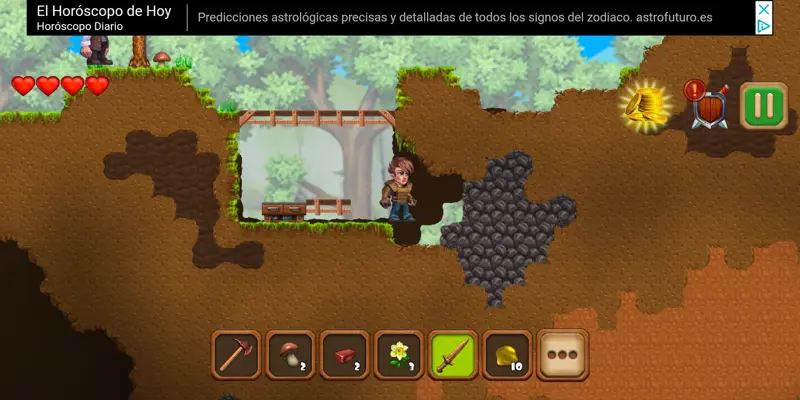 Adventaria 2D World of Craft & Mining android App screenshot 10