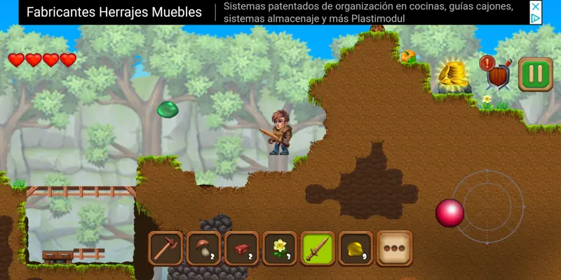 Adventaria 2D World of Craft & Mining android App screenshot 1